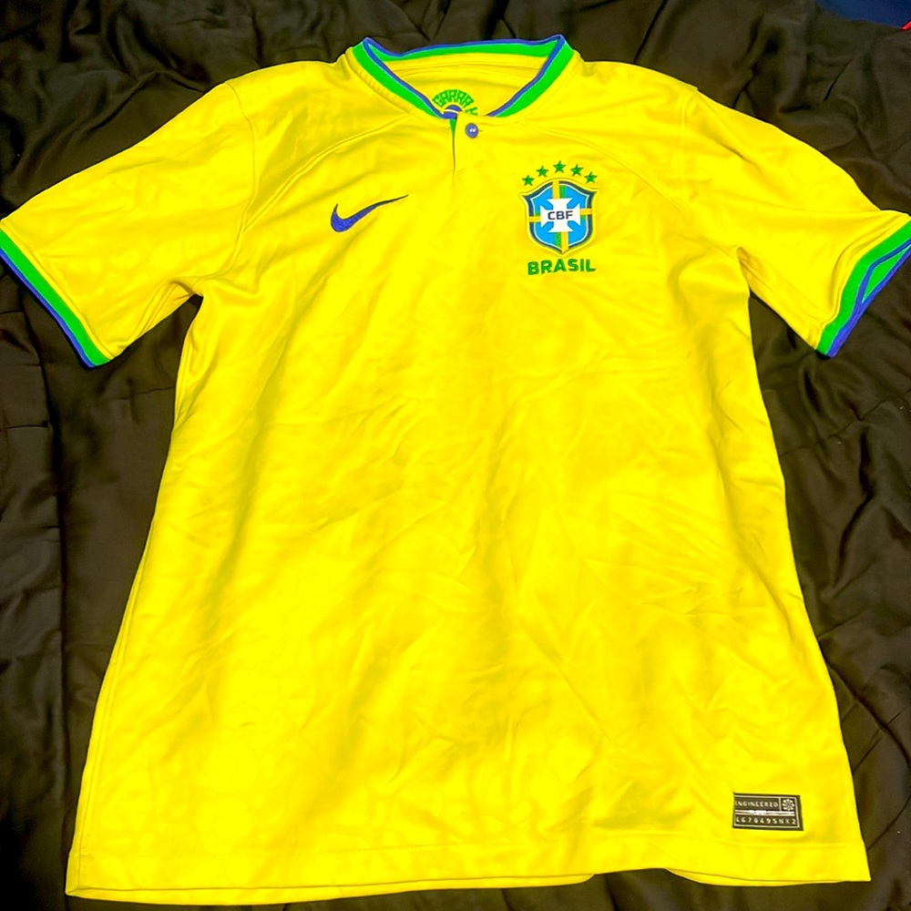 2022 World Cup Brazil home jersey